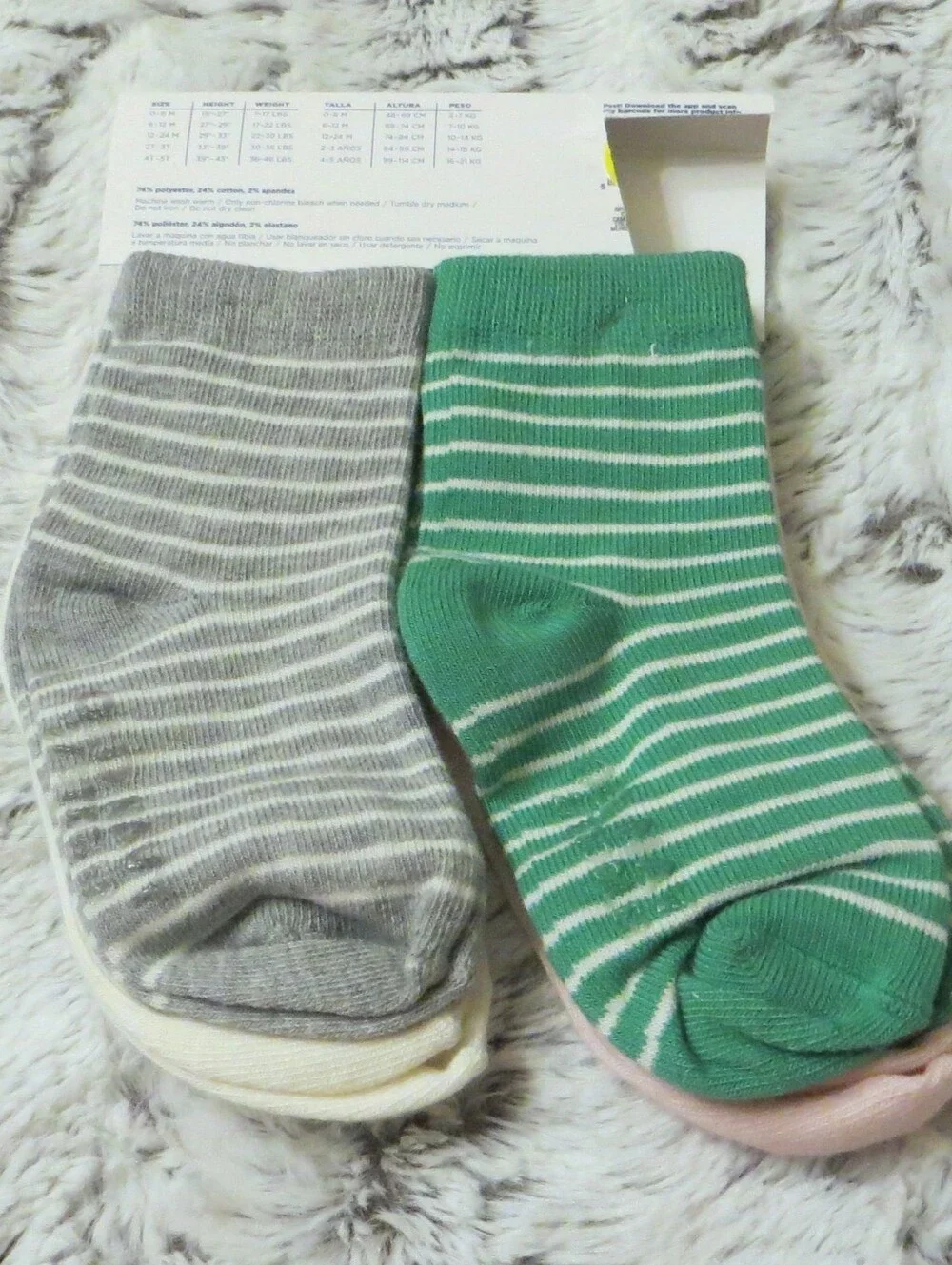 Old Navy Toddler Girls Crew Socks Size 2T-3T 8 Pairs New